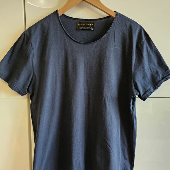 ZARA Essentials Deluxe Cotton Thin  T Shirt - Picture 2 of 6